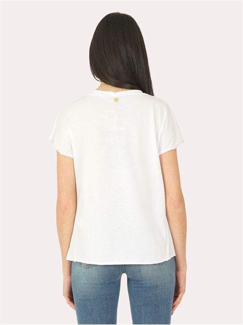 Blusa basic scolla a V Manila Grace MANILA GRACE | T136CU-MA009